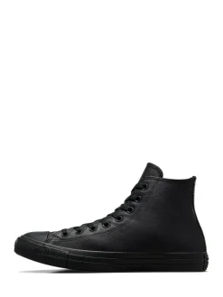 Best Converse Black Leather High Top Trainers