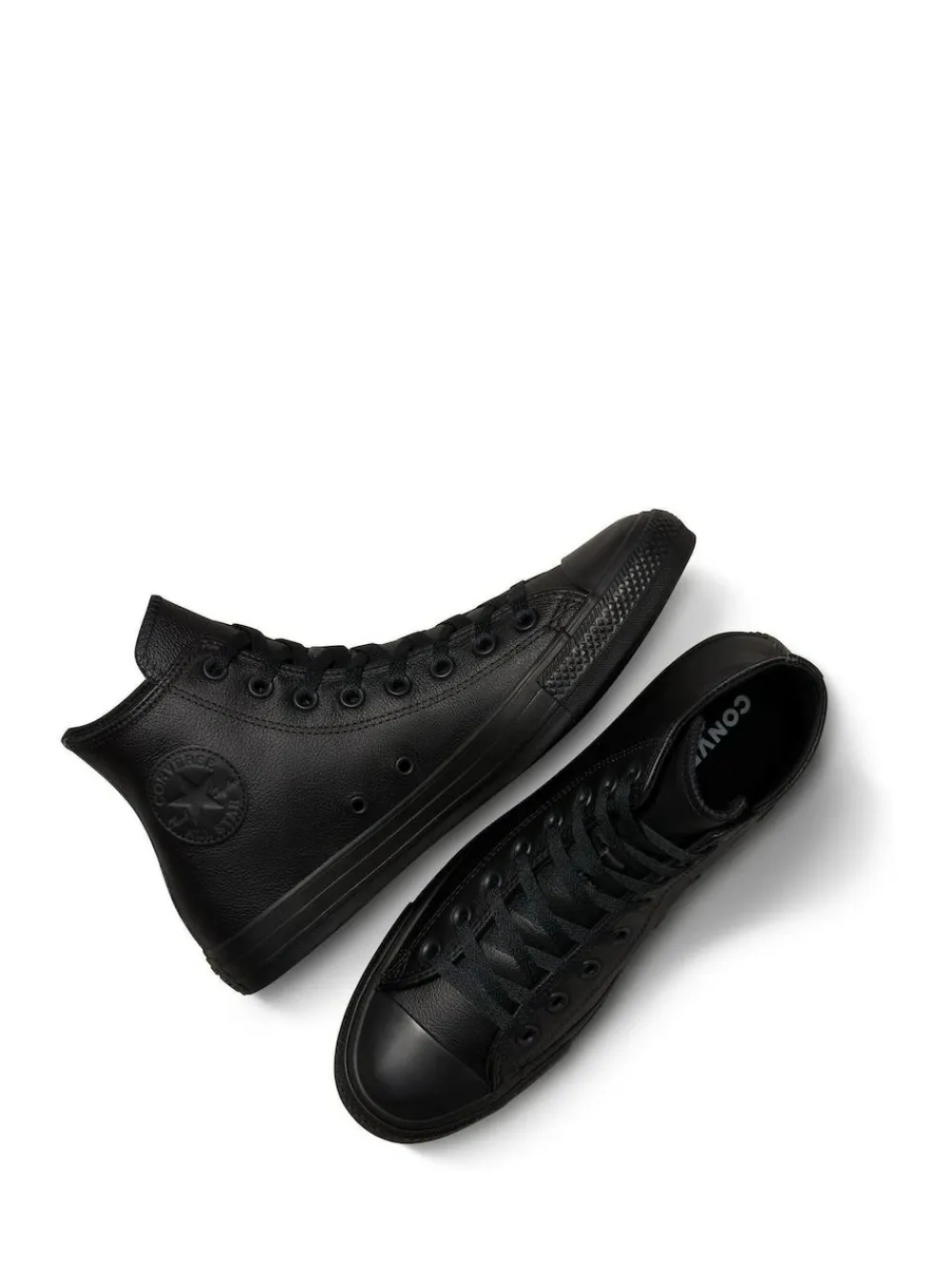 Best Converse Black Leather High Top Trainers