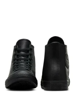 Best Converse Black Leather High Top Trainers