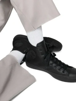 Best Converse Black Leather High Top Trainers