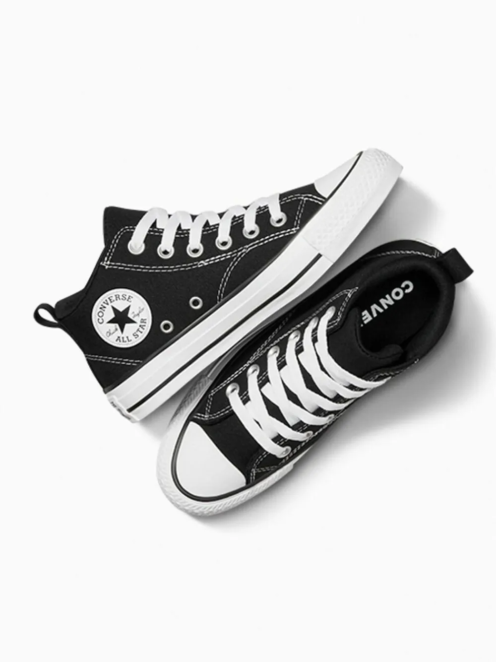 Clearance Converse Malden Street Youth Trainers Black