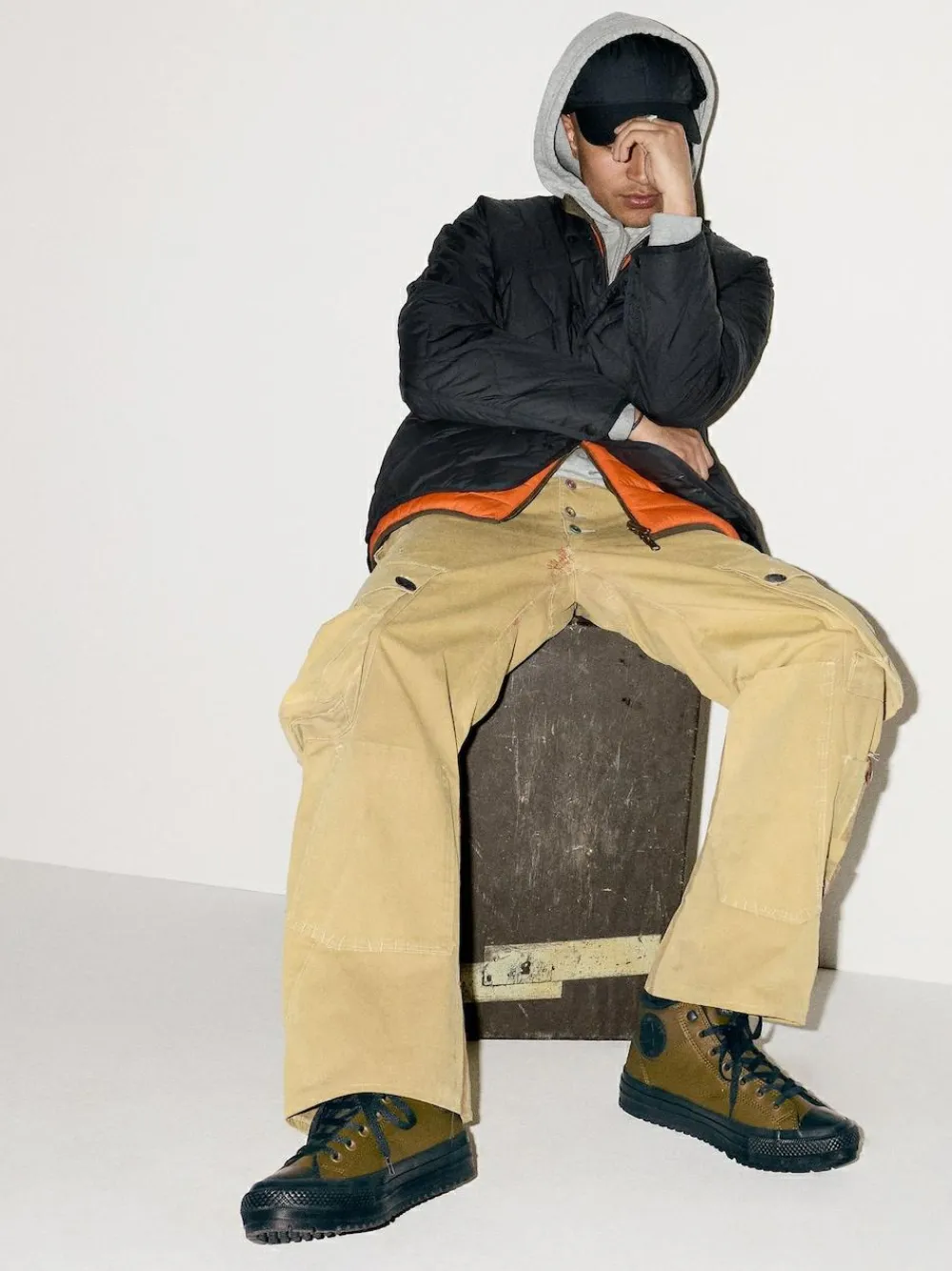 Outlet Converse Chuck Taylor All Star Malden Street Mid Top Trainers Brown