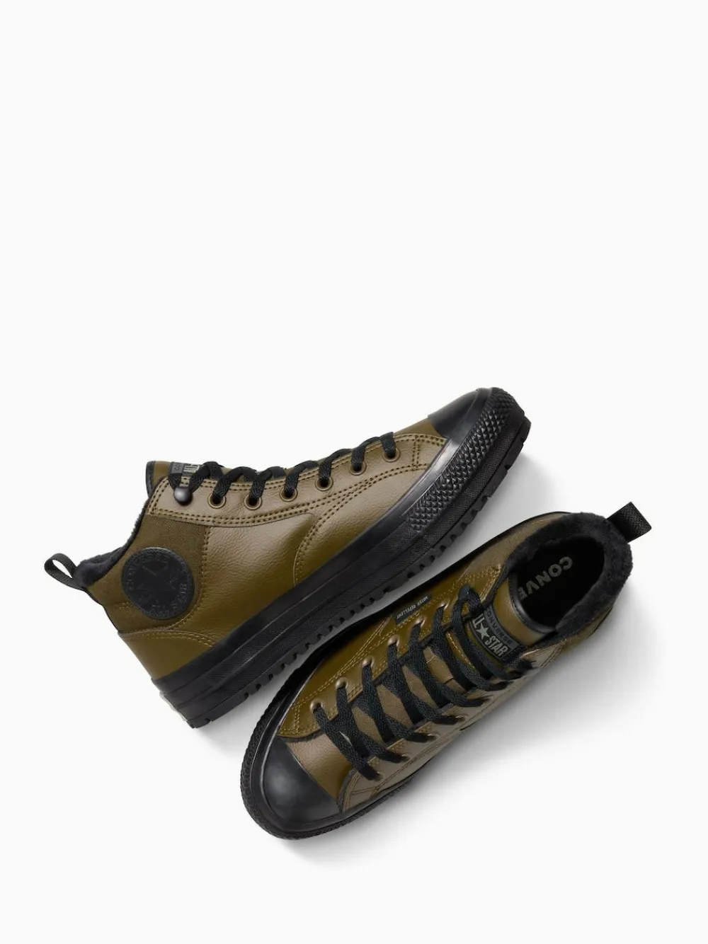 Outlet Converse Chuck Taylor All Star Malden Street Mid Top Trainers Brown