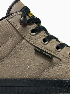 Hot Converse Chuck Taylor All Star Malden Street Mid Top Trainers Grey