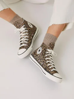 Converse Chuck Taylor Suede All Over High Trainers^Women Sneakers