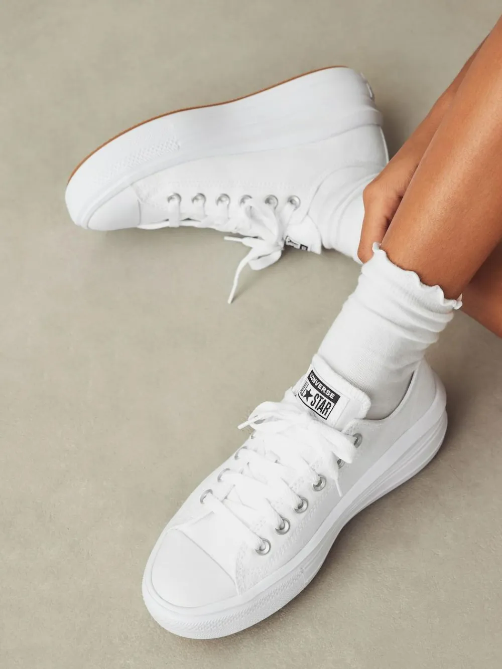 Converse All Star Move Chuck Ox Platform Trainers^Women Sneakers