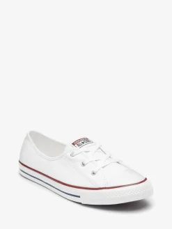 Discount Converse Ballet Lace Trainers White