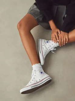 Sale Converse Chuck High Trainers White