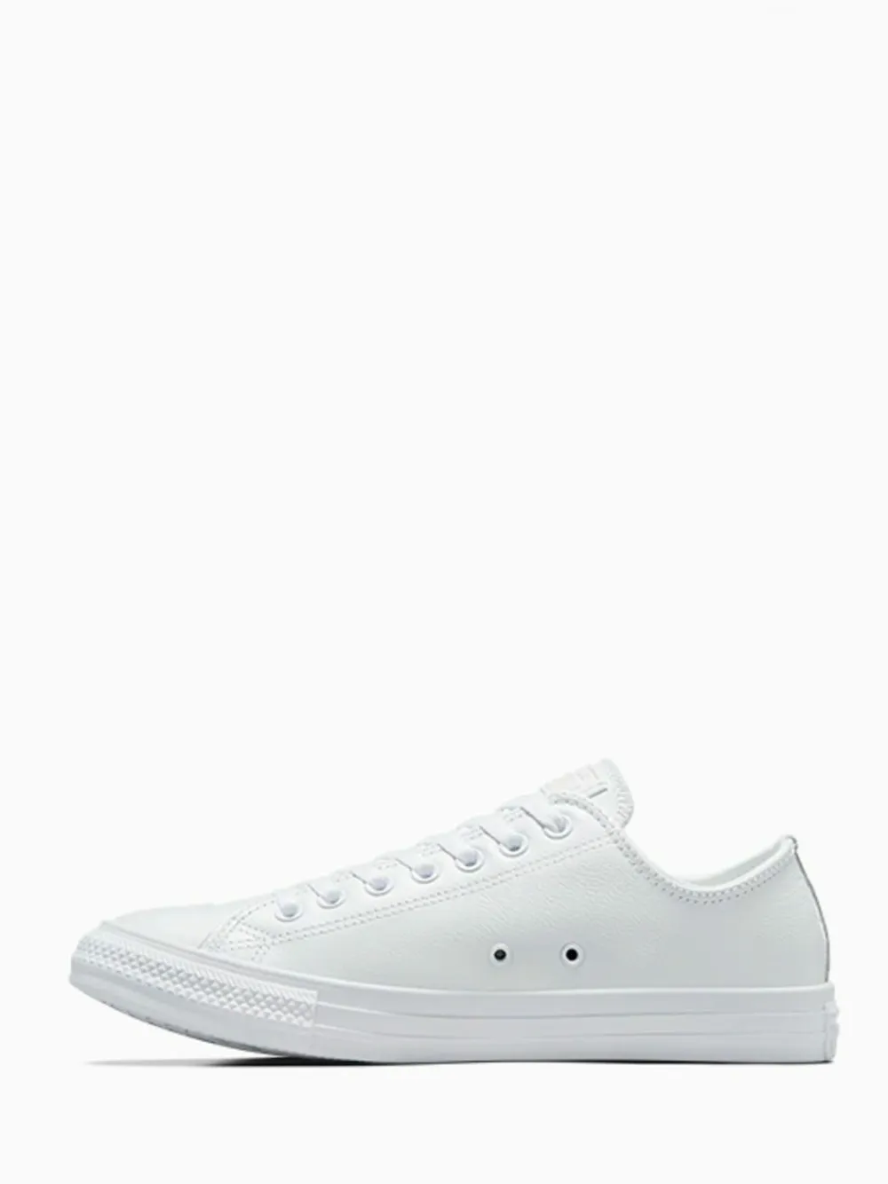 Converse White Chuck Taylor All Stars Leather Ox Trainers^Women Sneakers