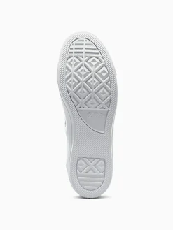 Converse White Chuck Taylor All Stars Leather Ox Trainers^Women Sneakers