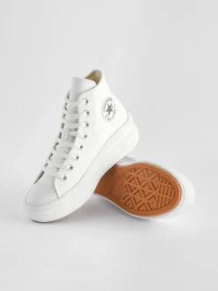 Converse Chuck Taylor All Star Move Platform Leather^Women Sneakers