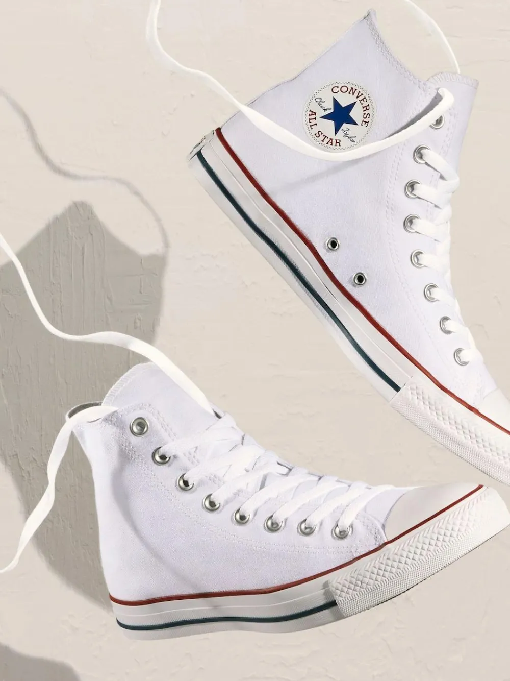 Converse White Chuck Taylor All Star High Trainers^ Sneakers
