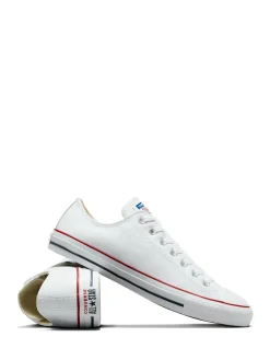 Online Converse Leather Chuck Ox Trainers White