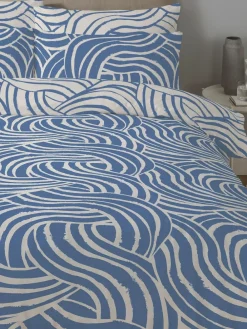 Copenhagen Home Blue Sofia Duvet Cover Set^ Branded Bedlinen