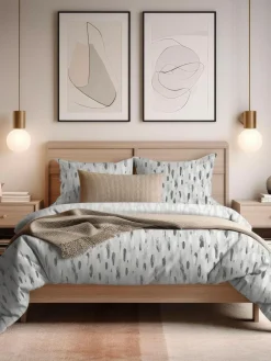 Sale Copenhagen Home Charcoal Rayne Charcoal Duvet Cover Set