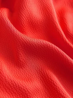 Next Textured Satin Scarf Neck Midi Dress^Women Occasionwear|Occasion Dresses