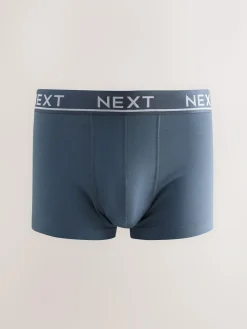 Outlet Next Core Grey/Green 10 pack Cotton Rich Blend Hipsters Boxers