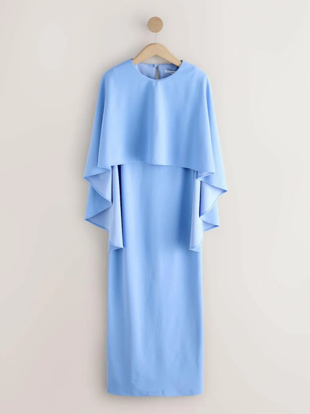 Outlet Next Cornflower Blue Cape Maxi Dress