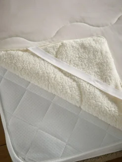 Discount Next Cosy Fleece Reversible Mattress Protector