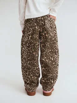 Sale Cotton On Unisex Barrel Leg Denim Jeans Animal