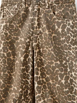 Sale Cotton On Unisex Barrel Leg Denim Jeans Animal