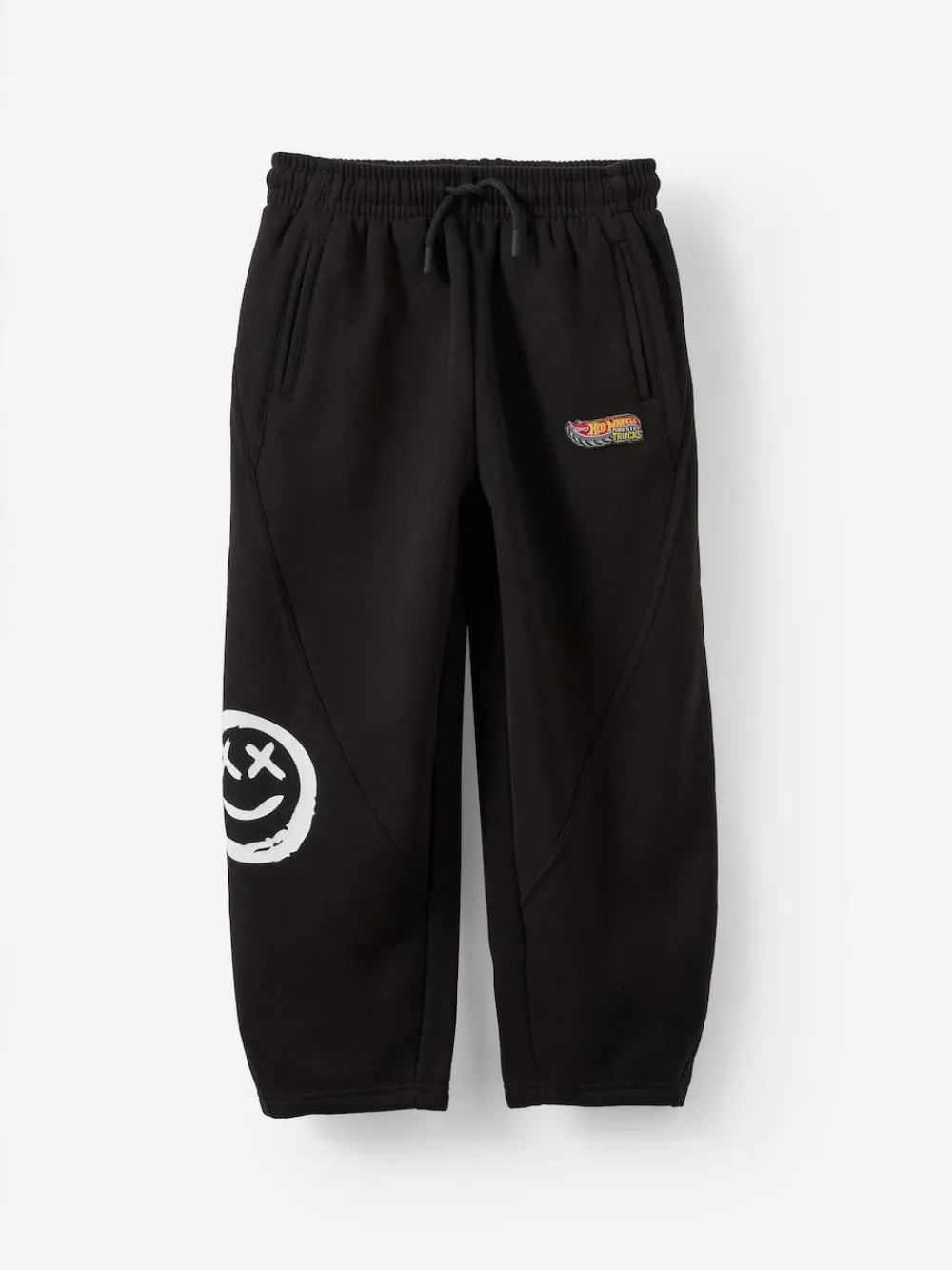 New Cotton On Black Hot Wheels Sammy Barrel Leg Joggers