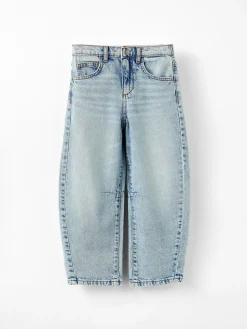 Cotton On Unisex Barrel Leg Denim Jeans Blue