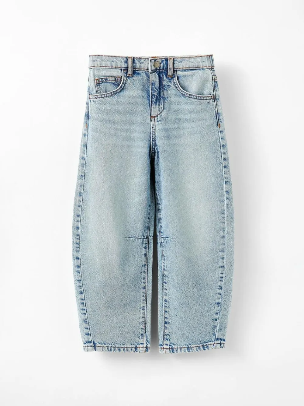Cotton On Unisex Barrel Leg Denim Jeans Blue