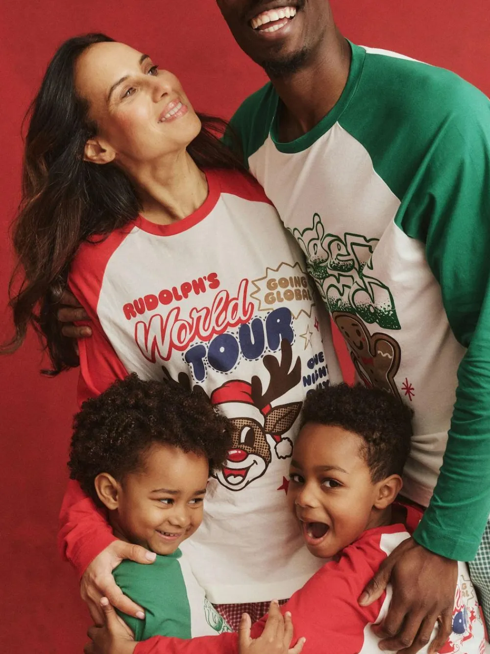 Cotton On Adult Matching Family Christmas Raglan Long Sleeve Pyjamas Set^ Pyjamas