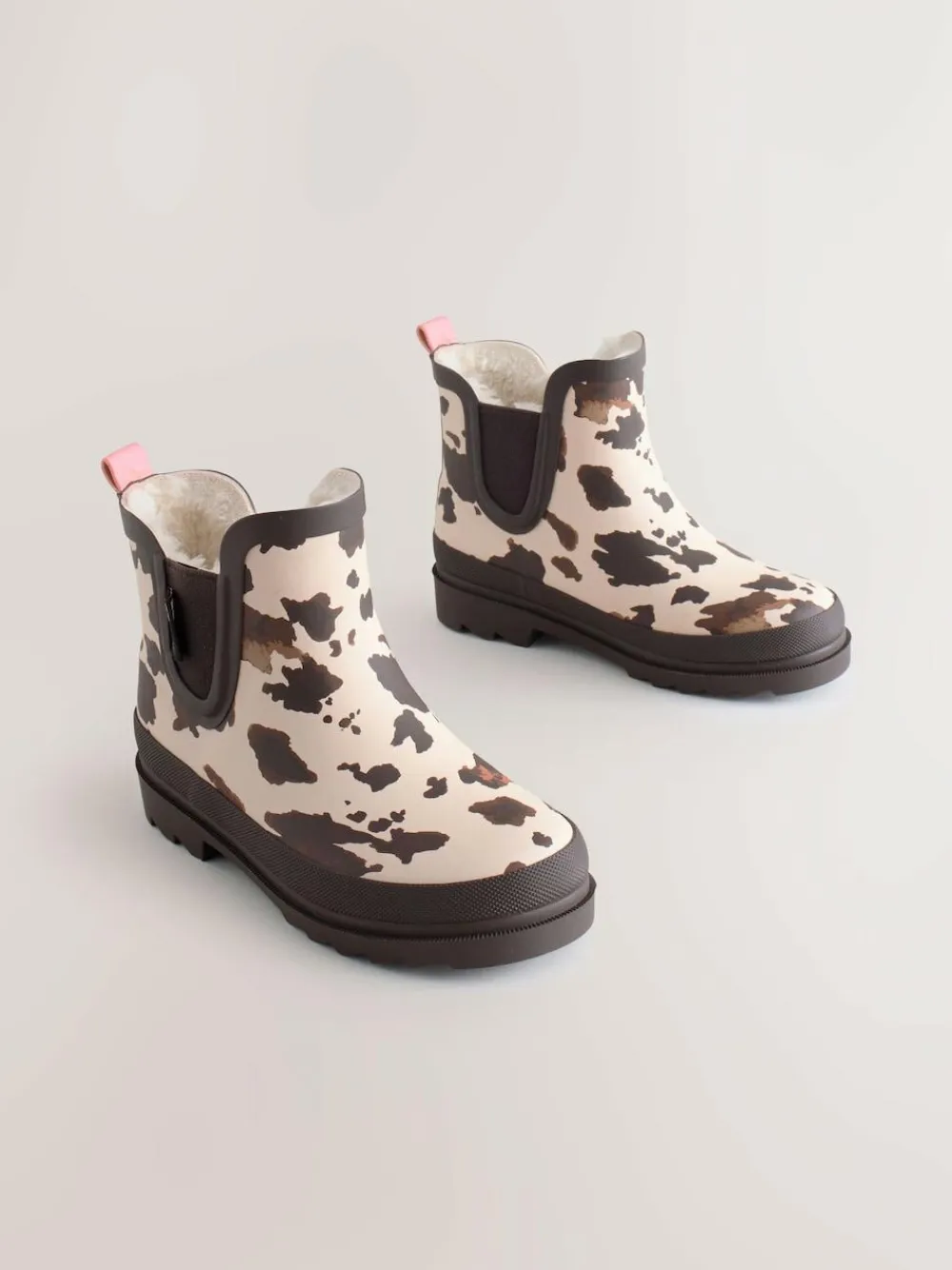 Outlet Next Cow Print Chelsea Wellies