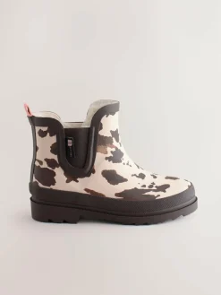 Outlet Next Cow Print Chelsea Wellies