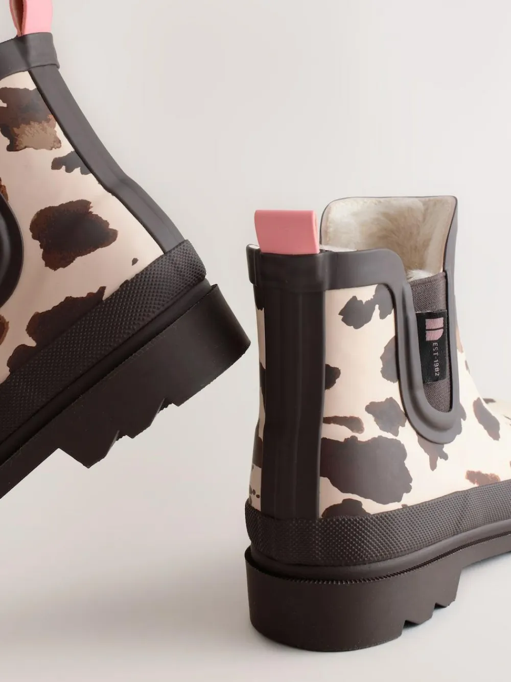 Outlet Next Cow Print Chelsea Wellies