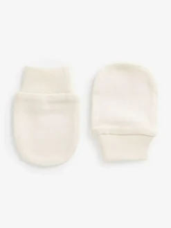 Next 100% Cotton Baby Scratch Mitts 3 Pack^ Unisex|Newborn Accessories