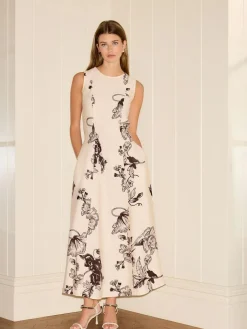 Next Sleeveless Column A-Line Maxi Dress^Women Maxi Dresses