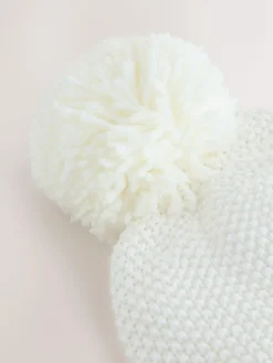 Next Cream Baby Embroidered Bunny Character Hat (0mths-2yrs)^ Hats & Scratch Mitts|Newborn Accessories