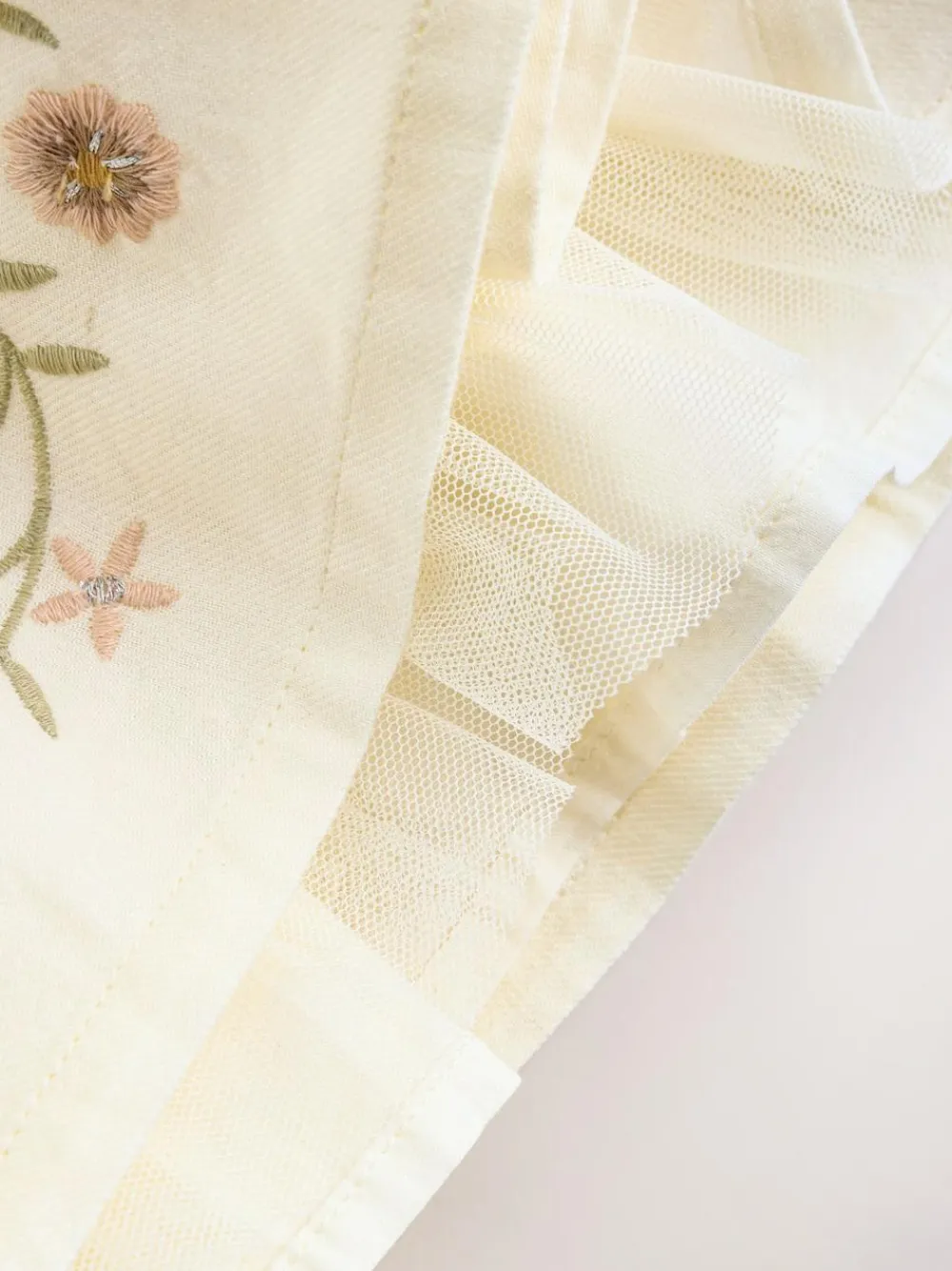 Online Next Cream Baby Embroidered Long Sleeve Dress and Knickers Set 2 Piece (0mths-2yrs)