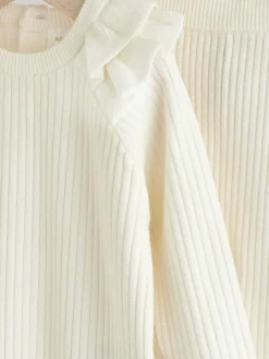 Next Cream Baby Knitted Jumper and Leggings Set 2 Piece (0mths-3yrs)^ Baby Girls|Baby Girls