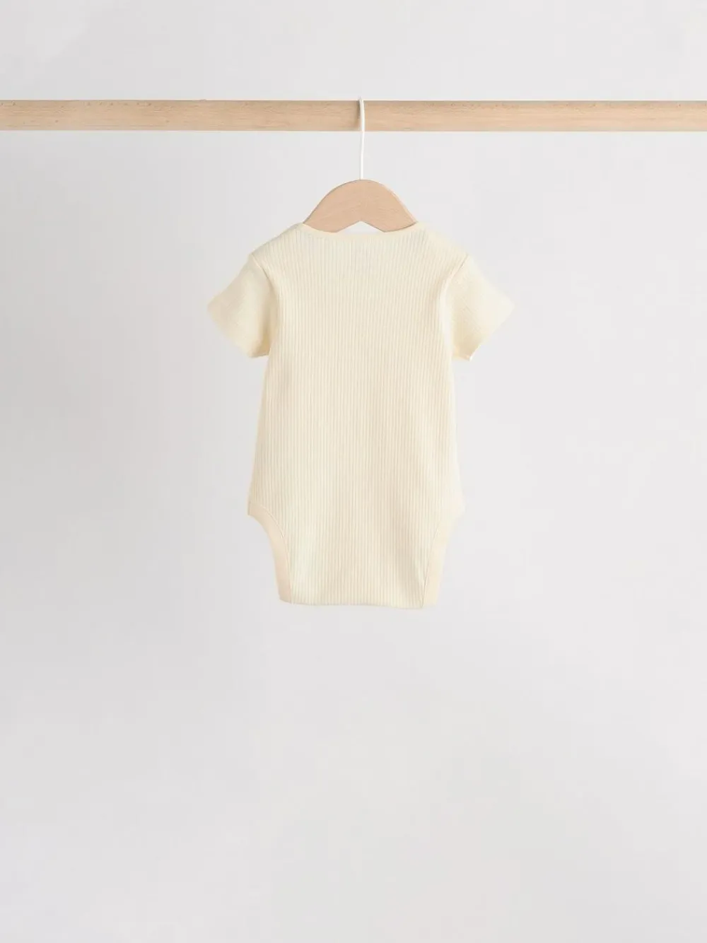Next Cream Baby Short Sleeve Bodysuits 5 Pack^BOY Unisex|Bodysuits & Vests
