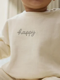 Clearance Next Cream Baby Sweater and Leggings Set 2 Piece (0mths-2yrs)