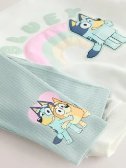 Next Cream Bluey Sweatshirt & Leggings Set (12mths-7yrs)^ Baby Girls|Sets & Co-Ords