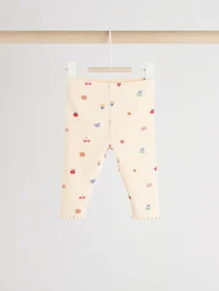 Sale Next Baby Top and Leggings 2 Piece Set (0mths-2yrs) Cream Bright Character