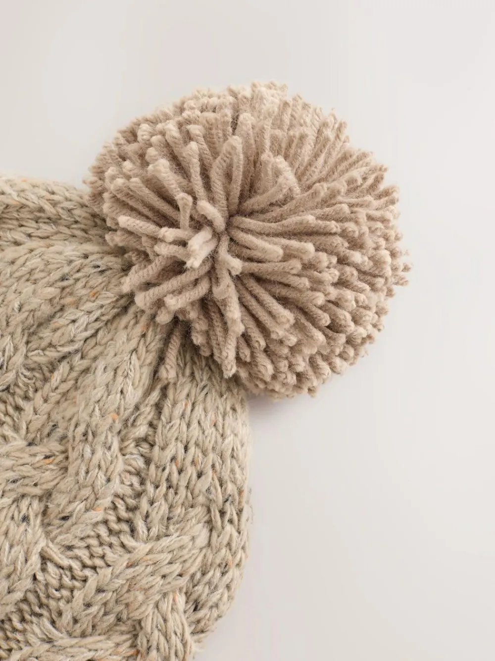 Next Cream Cable Knit Pom Hat (1-16yrs)^BOY Hats & Scratch Mitts|Hats