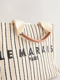 Next Cream Canvas Hand Held Bag^Women Bags