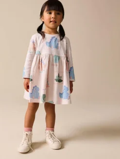 Next Long Sleeve Jersey Dress (3mths-7yrs)^ Dresses|Dresses