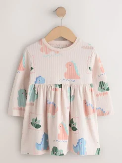 Next Long Sleeve Jersey Dress (3mths-7yrs)^ Dresses|Dresses