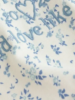 New Next Cream Ditsy Flower Hoodie (3-16yrs)