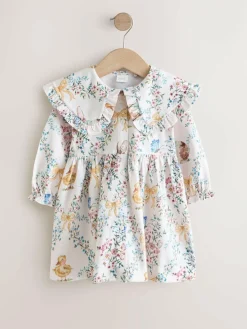 Hot Next Cream Easter Collared Dress (3mths-7yrs)