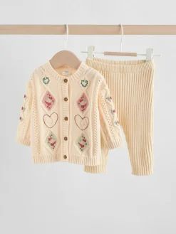 Next Baby Knitted Cardigan and Leggings 2 Piece Set (0mths-3yrs)^ Knitwear|Knitwear