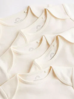 Next Cream Essential Baby Long Sleeve Bodysuits 5 Pack^BOY Unisex|Bodysuits & Vests