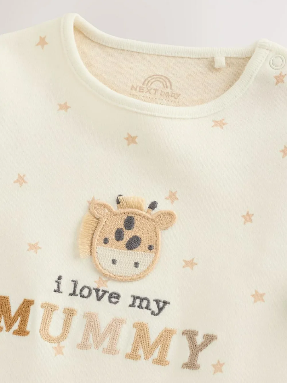 Clearance Next Baby Bodysuits 1 Pack Cream Giraffe I Love My Mummy